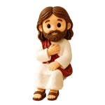 Estatueta Resina Menino Jesus Orando