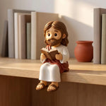 Estatueta Resina Menino Jesus Orando