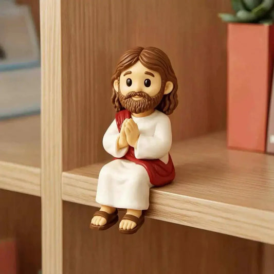 Estatueta Resina Menino Jesus Orando