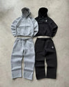 Gefütterter Y2K Oversize Kapuzenpullover