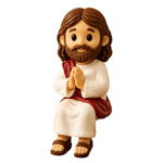 Estatueta Resina Menino Jesus Orando
